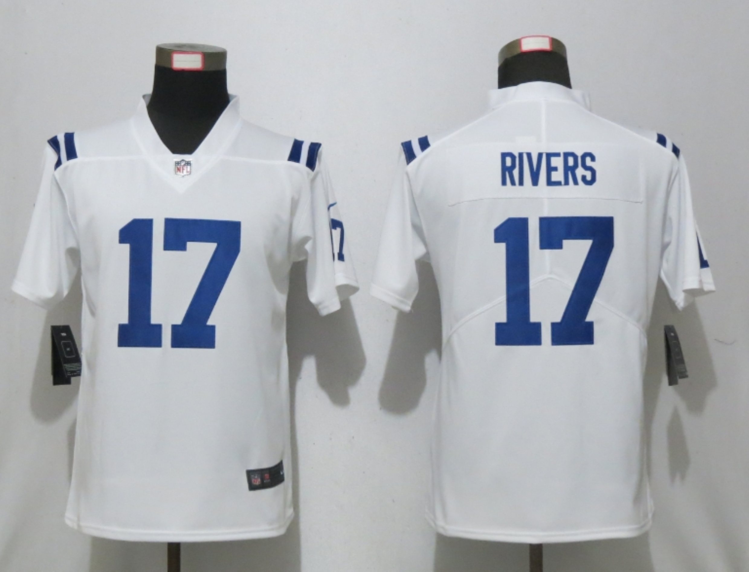 Women New Nike Indianapolis Colts #17 Rivers White Alternate Vapor Elite Playe->indianapolis colts->NFL Jersey